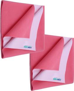 COZYMAT Dry Sheet for Baby (Size: 140cm X 100cm) salmonrose, Large