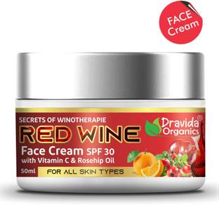 Dravida Organics Red Wine Face Cream