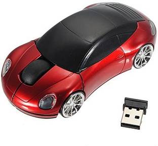 microware 2.4G Wireless Mouse 3D Car Shape Wireless Optical Mouse USB Receiver for Laptop PC Wireless Optical  Gaming Mouse  with Bluetooth