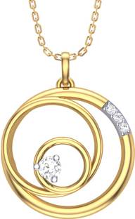 CLARA Anisa Gold-plated Cubic Zirconia Sterling Silver Pendant
