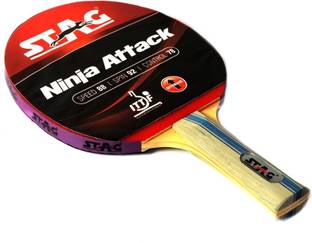 STAG Ninja Attack Red, Black Table Tennis Racquet