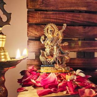 SBBCO Handicraft Small maa Saraswati Vidya Devi Idol Decorative Showpiece  -  12 cm