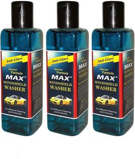 MAX Windshield Washer 200 ML (Pack of 3) Liquid Vehicle Glass Cleaner