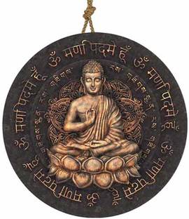 pnf Poster And Frame Buddha Wall Door Sign Hanging | Living Room Decoration Item