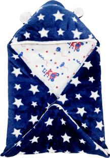 BRANDONN Animal Crib Hooded Baby Blanket for  Heavy Winter