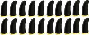 NABAANI Pubg Anti-Slip Thumb Sleeve Pack Of 10 Pair Yellow Finger Sleeve