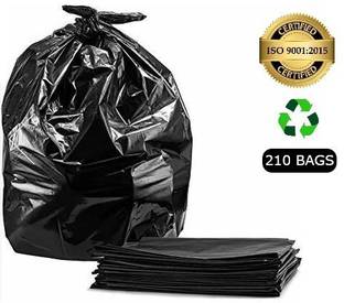Global Venders 210 Pieces Biodegradable Garbage Bags of 20 x 24 Inch Medium 20 L Garbage Bag  Pack Of 210
