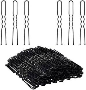 imtion 100 pcs Curved U Shape For Bun juda Bobby Hairpin, Clips Barrette Styling Tools Accessories for Girls & Women Hair Pin Hair Pin
