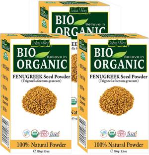 Indus Valley 100% Pure Fenugreek Powder (Methi Powder) - Set of 3