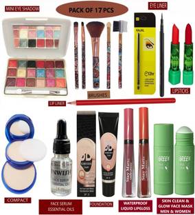 INWISH all products makeup kit for all skin types pack of 17