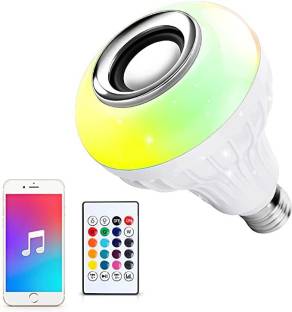 ENETLY LED Wireless Light Bulb Speaker, Smart Music Bulb for Party, Home, Halloween Christmas Decorations Smart Bulb