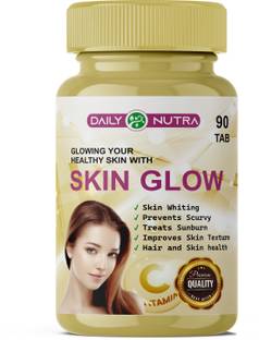 DAILY NUTRA Skin Glow for Skin Whitening, Scurvy, Sunburn Skin, Skin Texture - Chewable tab