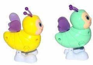 SR Toys Key Operated Gift Toys for Kids 2 3 4 5 Years Baby Boy and Girl (Assorted Model) (Bee Pack of 2) Rattle