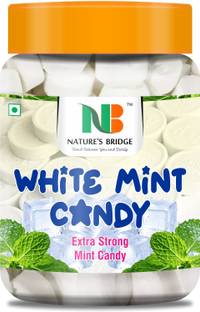 Nature's Bridge Mint Candy 900 Gm Jar Pack / Strong Mint Flavored Candy / Pudina Candy / Pudina Goli - 900 Gm Jar Mint Candy