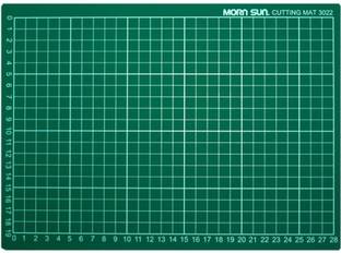 Morn Sun A3 Size Self Healing 5 Layer Reversible Cutting Mat with Marked Pattern and Grid Silicone Cutting Mat