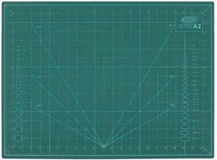 Levin A2 Cutting Mat Double Sided, Non-Slip, Waterproof Hobby Mat, Large PVC Rotary Cutting Mats for Crafts, Sewing, Quilting, Fabric, Scrapbooking, Art Project (23 X 17 Inch)) Cutting Mat