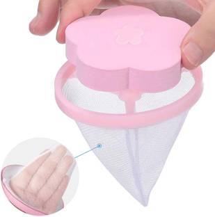 CRAZYGOL Washing Machine Floating Lint Mesh Bag Net Pouch Hair Catcher Lint Catcher Hair Filter Pack Of 1 Dishwash Bar
