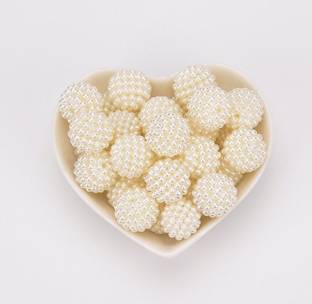 Style Craze 8MM Bayberry Ball Hole Beads_100Pcs For DIY Bracelet Beads For Costume Button