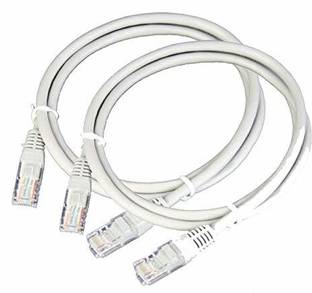 IKIS Patch Cable 1.8 m RJ45 Ethernet Patch/LAN Cable with Gold Plated Connectors Supports Upto 1000Mbp...