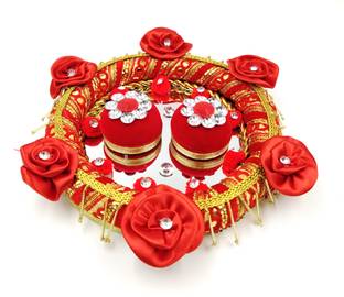 DesiCrafts engagement ring plate Wood Decorative Platter