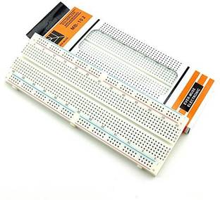 VIRIMA Breadboard 830 Point Solderless Prototype PCB Board Kit Protoboard MB-102 Micro Controller Board Electronic Hobby Kit
