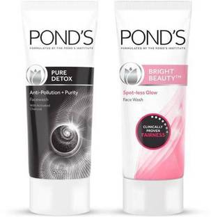 POND's FACE WASH PURE DETOX AND WHITE BEAUTY 200 GM EACH Face Wash