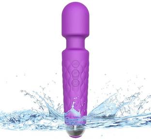 RBS Body Wand Massager | Personal Handheld Rechargeable Waterproof Mini Massager Machine for Women & Men | Flexible Neck, Portable, Quite & Powerful Motor - 20 Vibration and 8 Speed Pattern New Massager