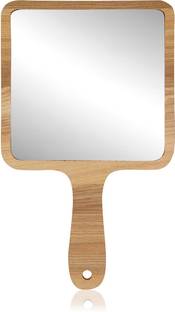Victor Mirrors Wooden Handle_Square_Medium Decorative Mirror