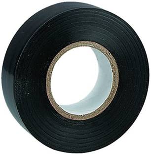 imtion Bijli Tape 3 Pcs Self Adhesive PVC Electrical Insulation Tape Pack (Black, 0.125 X18 mm)