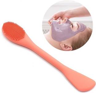 KitchenFest ® Silicone Face Mask Brush Soft Facial Cleansing Scrubber Exfoliator Skincare Face Mask Applicator