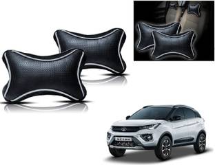 KOZDIKO Black, Silver Polyester Car Pillow Cushion for Tata