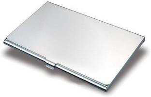 StyelWell Compartments Alloy Stanless Steel Pocket Credit / Debit / ATM / Visiting Card Holder 10 Card Holder