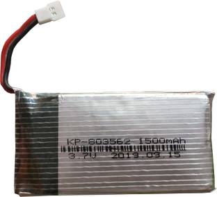 SunRobotics 3.7V 1500mAH (Lithium Polymer) Lipo Rechargeable Battery for RC Drone Electronic Components Electronic Hobby Kit