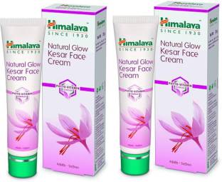 HIMALAYA Natural Glow Kesar Fairness Face Cream (Pack of 2 X 50G)