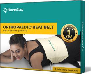PharmEasy Orthopedic Electric Heating Belt, Pad for Pain Relief with Temperature Controller (XL) Heating Pad