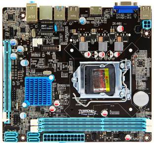 ZEBRONICS ZEB-H81 LGA 1150Socket Micro-ATX Intel H81 Express Chipset DDR3 Motherboard for Desktop