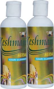 Keshmani Anti-dandruff, Anti-hairfall Herbal Hair Shampoo and Cleanser, 2 Pack