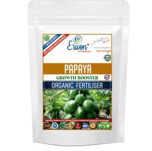 Erwon Papaya Growth Booster Premium Essential Powerful Organic Fertilizer for Growth of Papaya Plants, with Charged Micro-organism and ++ Micronutrients Fertilizer