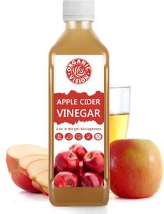 Organic Vision Apple Cider Vinegar Unfiltered And Undiluted ACV for Weight Loss with Mother Vinegar
