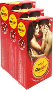 Zaroor+ TimeMax Climax Control Dotted Coloured Men Condom