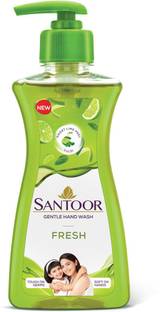 Santoor Gentle Hand Wash Fresh Pack Of 1 Hand Sanitizer Bottle