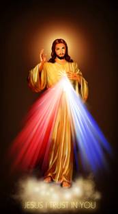Elegance DIVINE MERCY OF JESUS CHRIST Canvas 43 inch x 24 inch Painting