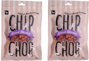 Chip Chops Diced Chicken - 70gx2 Chicken Dog Treat