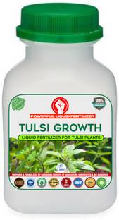 Erwon Tulsi Growth, Premium Essential Powerful Liquid Fertilizer for the Best Growth of Holy Tulsi Plants with Growth Nutrients and Charged Micro-organism Fertilizer