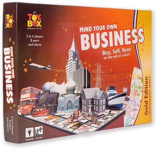 Game Phactory Mind Your Own Business (Gold - Note) Money & Assets Board Game