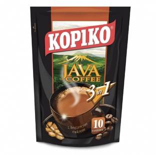 KOPIKO Java Coffee 3 in 1 Strong 25g x 10 Bags (250G) Instant Coffee