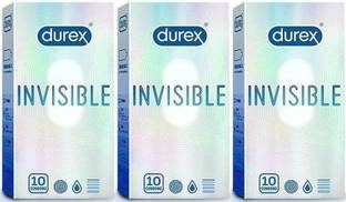 DUREX Invisible Condoms (Set Of 3, Sheets 30) Condom