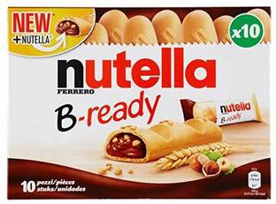 nutella B-Ready Wafer, 10 X 22 g, 220g Cookies Biscuit
