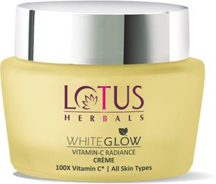 LOTUS HERBALS WhiteGlow Vitamin C Radiance Cream | SPF 20 | For Dark Spots & Dull Skin | Anti- Pollution