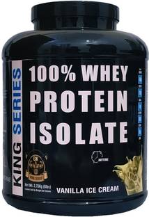 Gk King Series Extreme 100% Whey Isolate Protein For Muscle Recovery Supplement (Vanilla 5Lbs) Weight Gainers/Mass Gainers